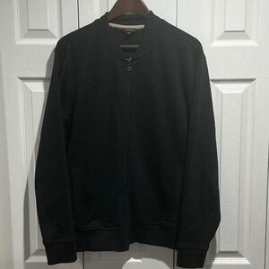 Banana Republic Factory Black Bomber Jacket